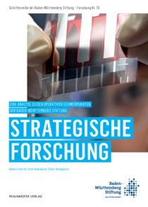 Studie Strategische Forschung 2013