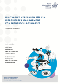Projektliste Innovative Verfahren für ein integriertes Management von Niederschlagswasser